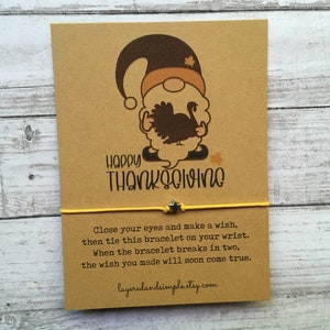 Thanksgiving, Thanksgiving-Geschenke, Thanksgiving-Armband, Thanksgiving-Karten, Thanksgiving-Party, Tischdekoration, Happy Thanksgiving, Gnomgeschenk