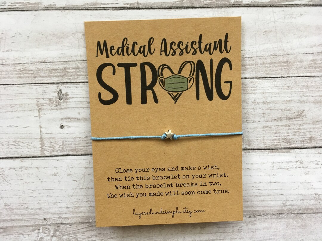 Medical Assistant Gifts, Medical Assistant Wish Bracelet, Medical