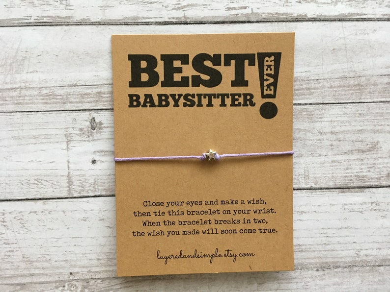 Babysitter Gift Gift for Babysitter Babysitter Christmas Etsy