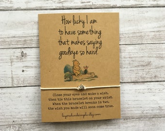Going Away Gifts, Winnie the Pooh Quotes, Saying Goodbye, New Job, Off to College Gift, Retirement Gifts, Coworker Gifts Saying Goodbye Bulk