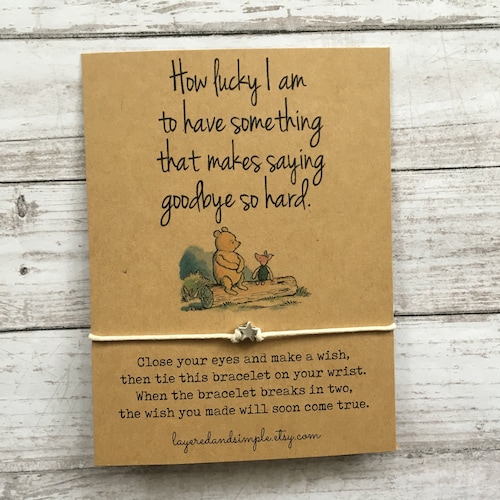 How Lucky I Am Winnie the Pooh Quote Winnie the Pooh Wish Etsy