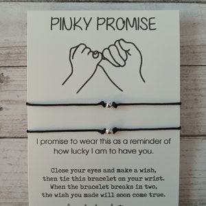 Wish bands pinky promise discount