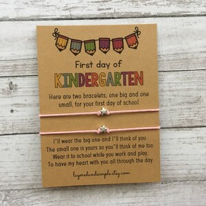 First Day of School, First Day of Kindergarten, Mommy and Me Back to School Bracelets First Day School Matching Bracelets, Anxiety Bracelets