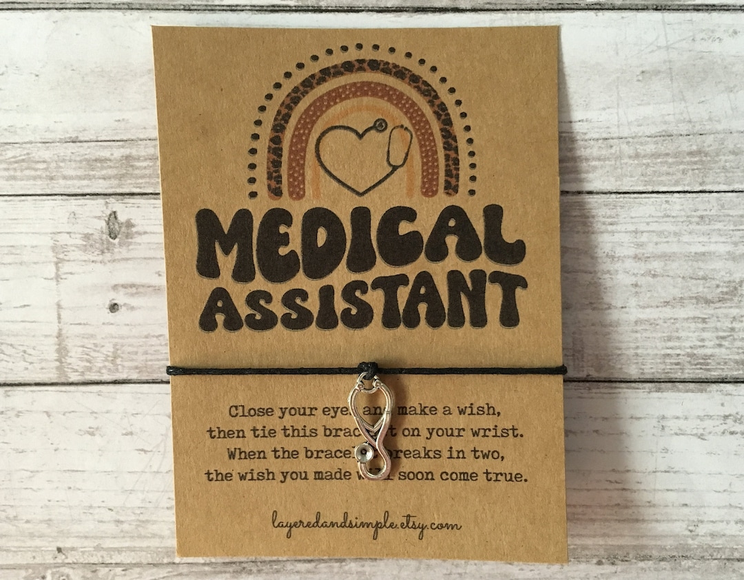 Medical Assistant Gifts, Medical Assistant Wish Bracelet, Medical