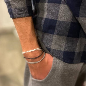 BTS Bracelet,Surfer Beach Bracelet, Black String Bracelet, Waterproof Adjustable Bracelet, Boyfriend Bracelet, Bracelet, Minimalist Bracelet