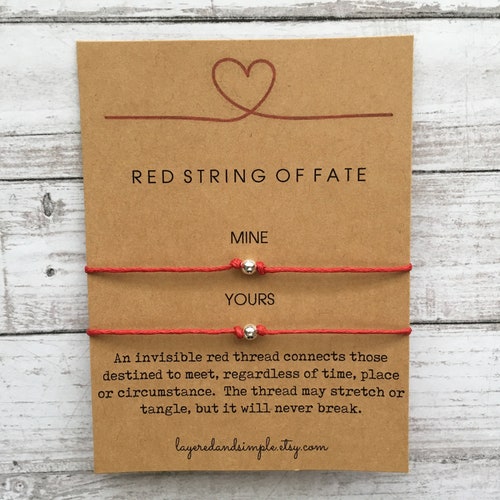 Couples Bracelet Couples Gift Red String Bracelet Boyfriend Etsy