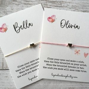 Personalisierte Name Wunsch Armband, Party Favor Team Geschenk