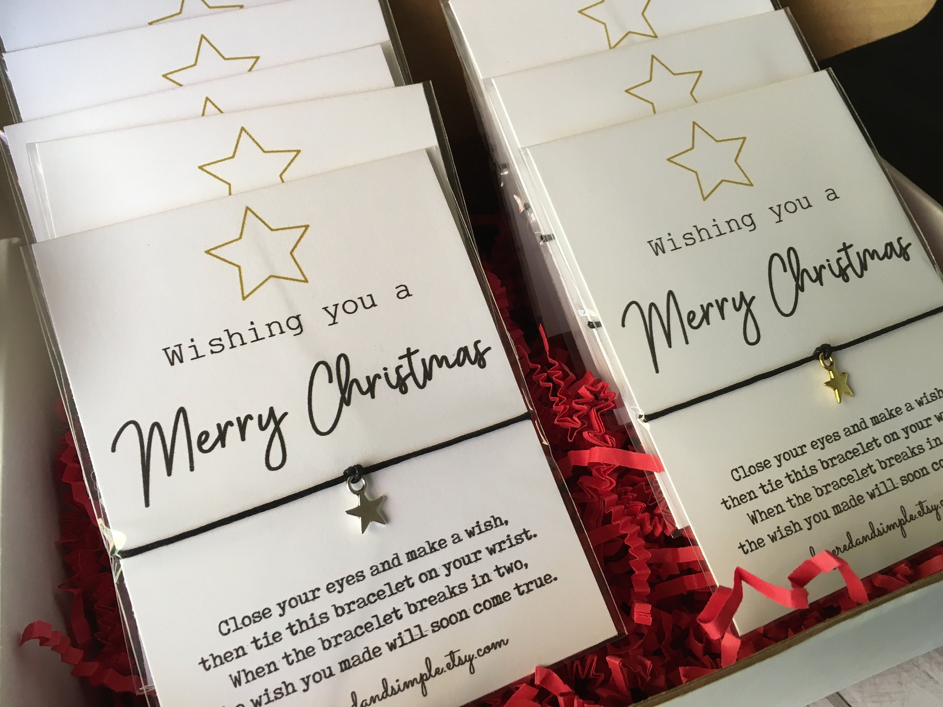 Christmas Wish Bracelet Wish Bracelet Bulk Christmas Wish