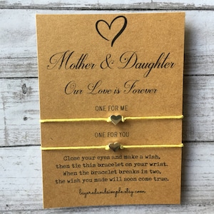 Mommy and Me, Mother and Daughter Bracelet, Mother and Daughter Gift, Mother and Daughter Bracelet Set, Mother and Daughter Matching