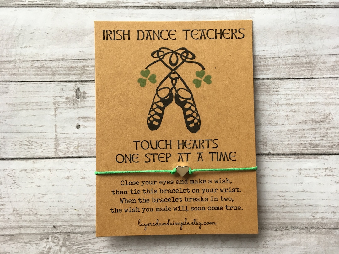 Irish Dance Gifts, Irish Dance Teacher Gift, Irish Dance Bracelet