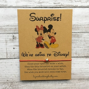 Überraschung Disney Urlaub, Disney offenbaren, Disney Reise Geschenke, Überraschung Disneyworld Reise, Überraschung Disneyland Reise, Überraschung Disneyland, Geschenke