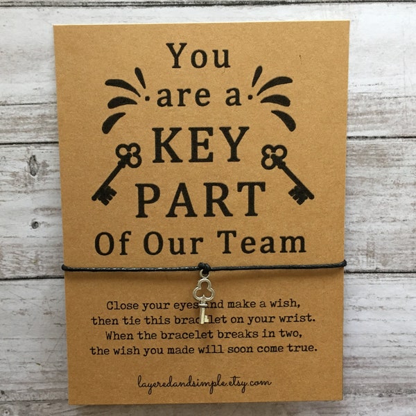 You Are A Key Part of Our Team Gift, Gift for Team, Employee Appreciation, Employee Appreciation Gifts, Employee Gifts, Teamwork Gifts