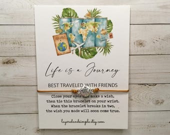 Custom Girls Trip 2026, Girls Trip Gifts, Girls Trip 2026, Girls Weekend 2026, Girls Weekend Gifts, Girls Trip Bracelet, Life is a Journey