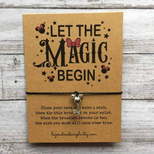 Disney Trip Gifts, Disney Trip Wish Bracelet, Disney Family Vacation, Disney Trip Gifts, Disney Trip 2022, Disney Trip Reveal, Disney Gifts