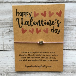 Valentijnsdag cadeau, Valentijnsdag armband, Valentijnsdag cadeau voor leraren, Valentijnsdag wens armband, Valentijnsdag feestartikelen