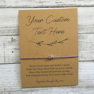 Personalized Gifts, Personalized Bracelet, Custom Gifts, Custom Bracelet, Custom Wish Bracelet, Personalized Bracelet Name, Corporate Gifts