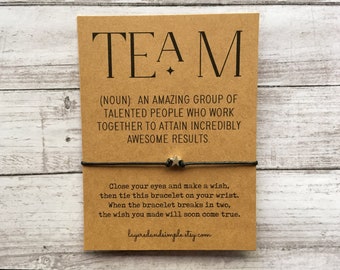 Team Wish Bracelet, Employee Appreciation Gift