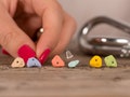 Unique Rock Climbing Earrings - Colorful Climbing Holds for Climbers and Adventurers product logo