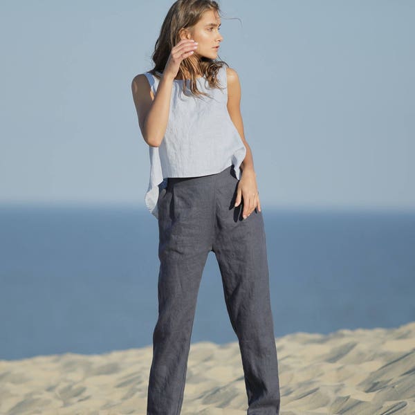 Linen Pants - Etsy