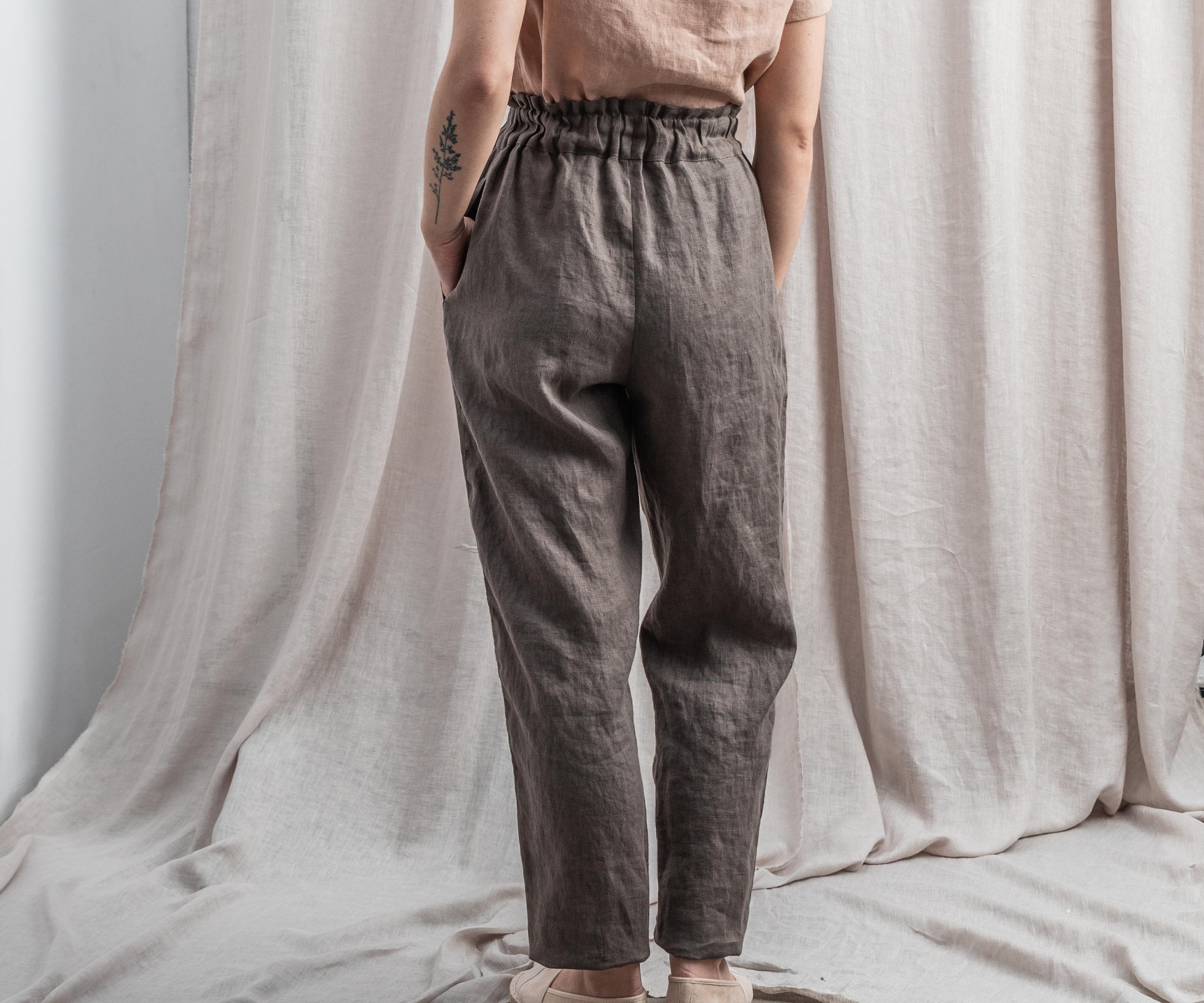 loose pants with loose top