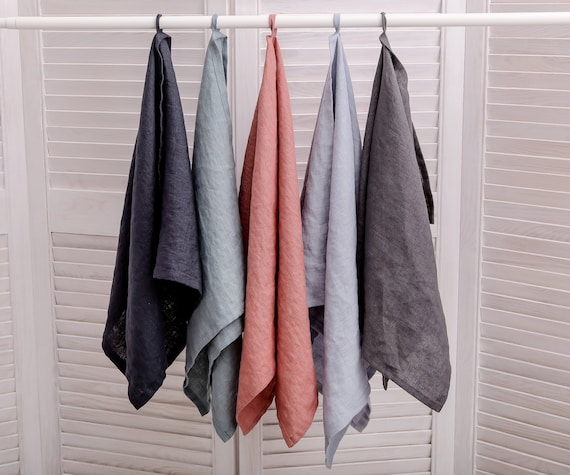 ORGANIC Cotton Kitchen or Hand Towel - Grey Shades