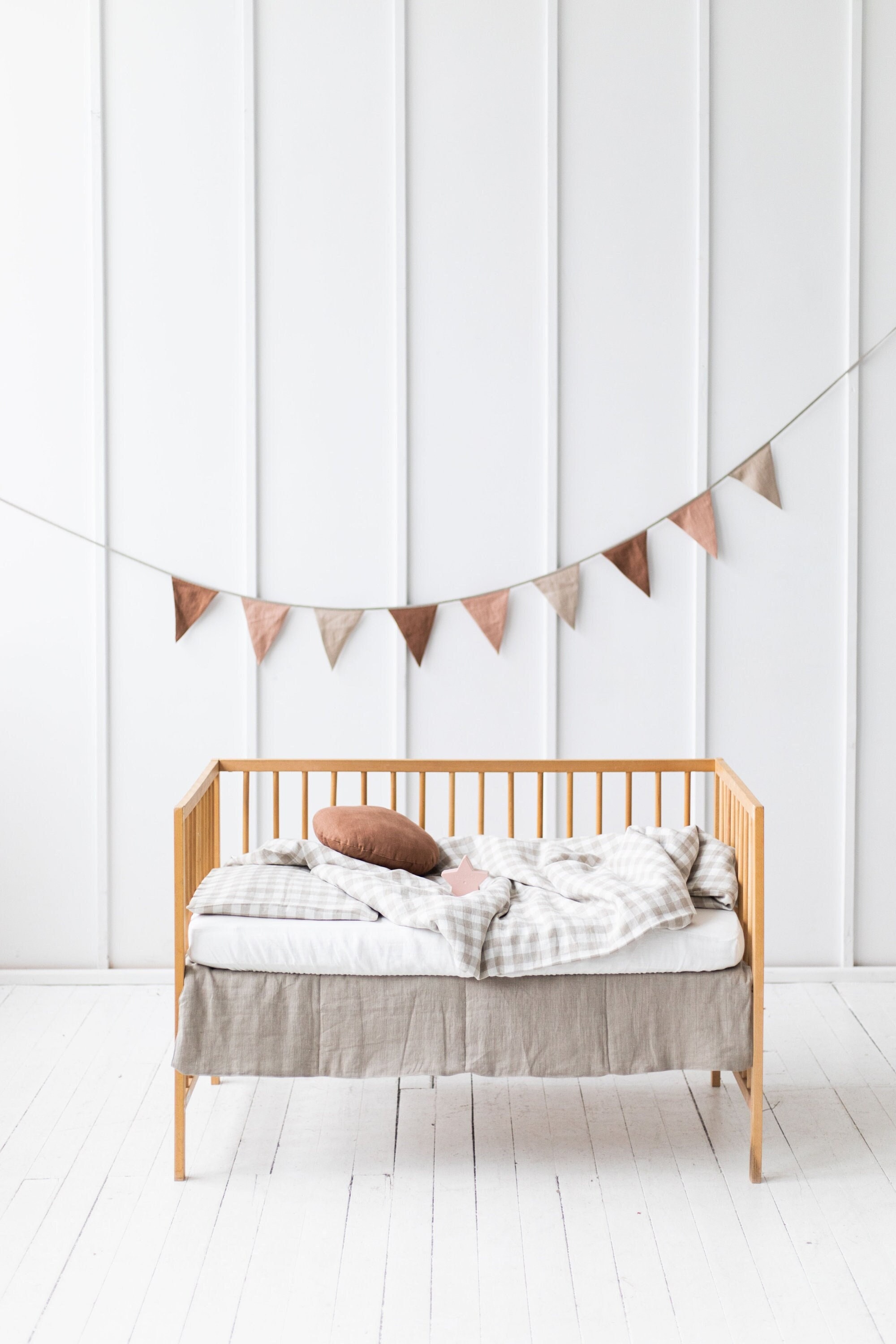 Baby duvet cover Crib duvet cover Kids duvet cover Linen duvet cover and pillowcase for Kids Bedding for Kids room Eco friendly bedding