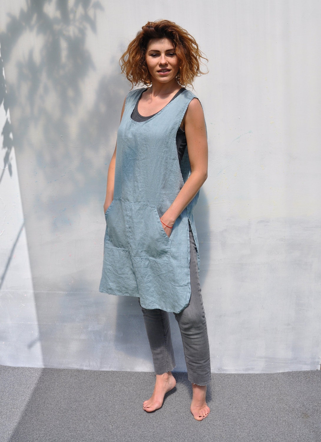 Linen Apron. Smock Apron. Linen Apron Dress. Full Apron Linen Apron. Smock Apron. Linen Apron Dress. Full Apron