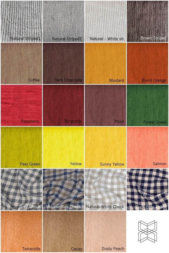 Gray Plaid and Mustard Yellow Tea Towels