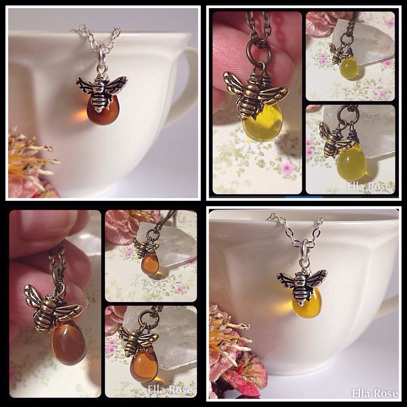Silver Honeybee Necklace