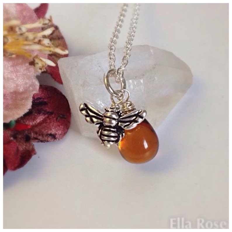 Silver Honeybee Necklace