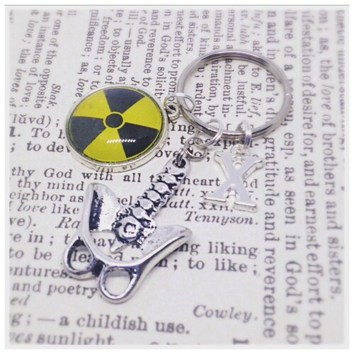 XRAY TECH KEYCHAIN Personalized With Initial Charm Xray Etsy