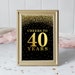 Cheers to 40 Years, Printable 40th Birthday Decor, Cheers to 40 Years ...