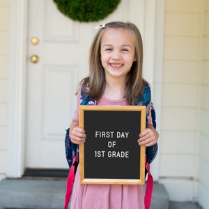 First Day of 1st Grade and Last Day of 1st Grade Printable - Etsy