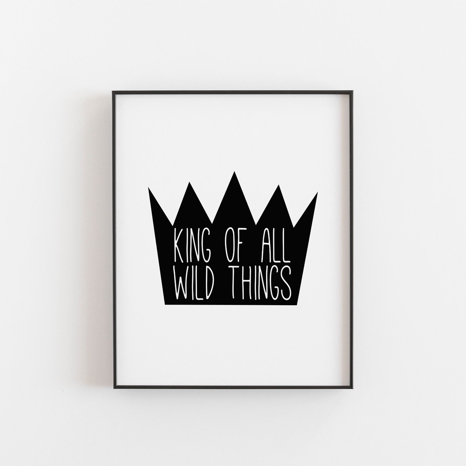 King Of All Wild Things Printable Where The Wild Things Are Etsy
