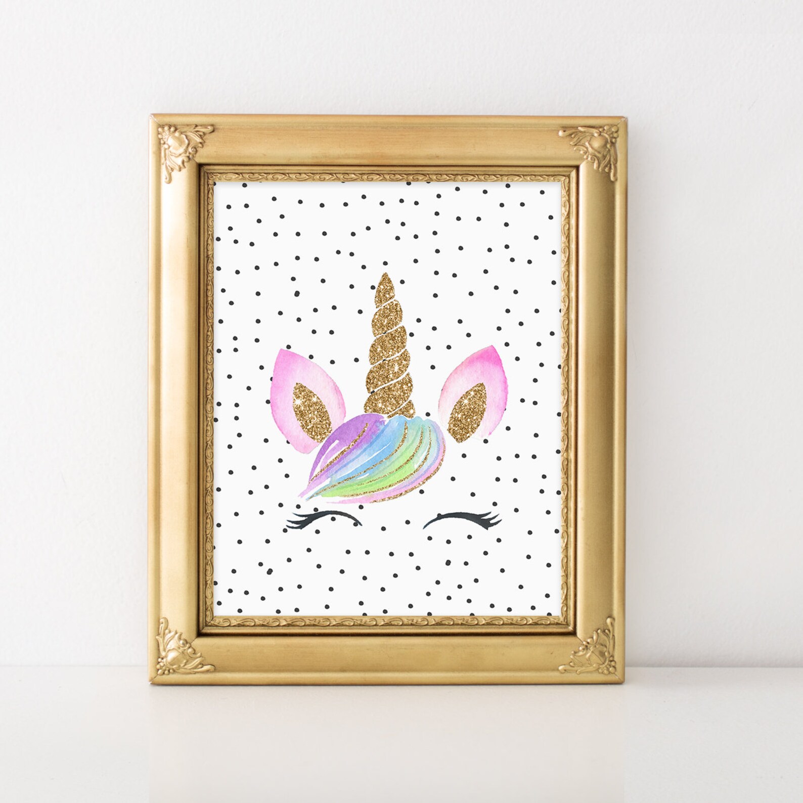 Unicorn Printable Wall Art Watercolor Unicorn Prints for | Etsy