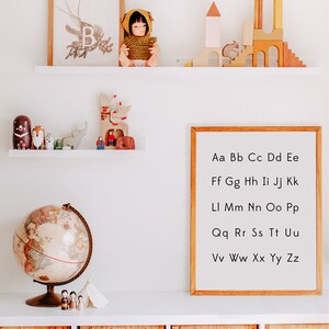 Alphabet Printable, ABC Poster, Alphabet Wall Art, ABC Wall Art, ABC ...