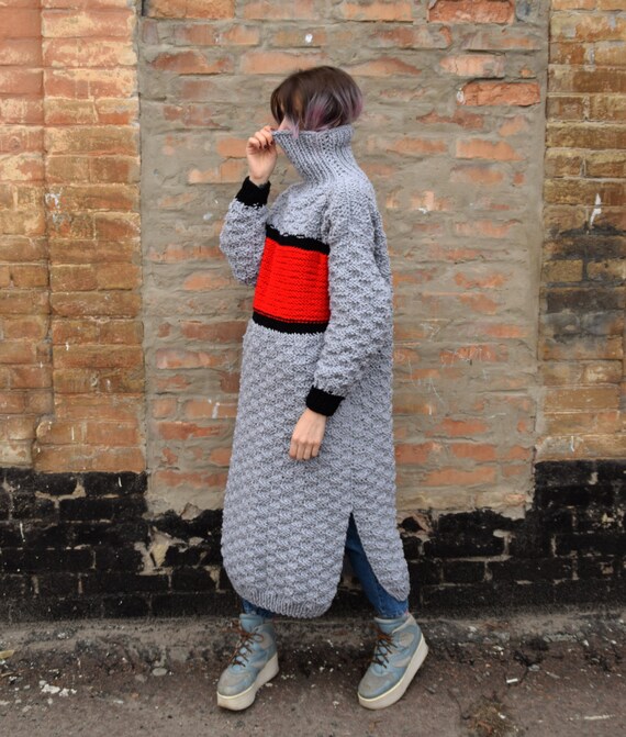 chunky jumper dress