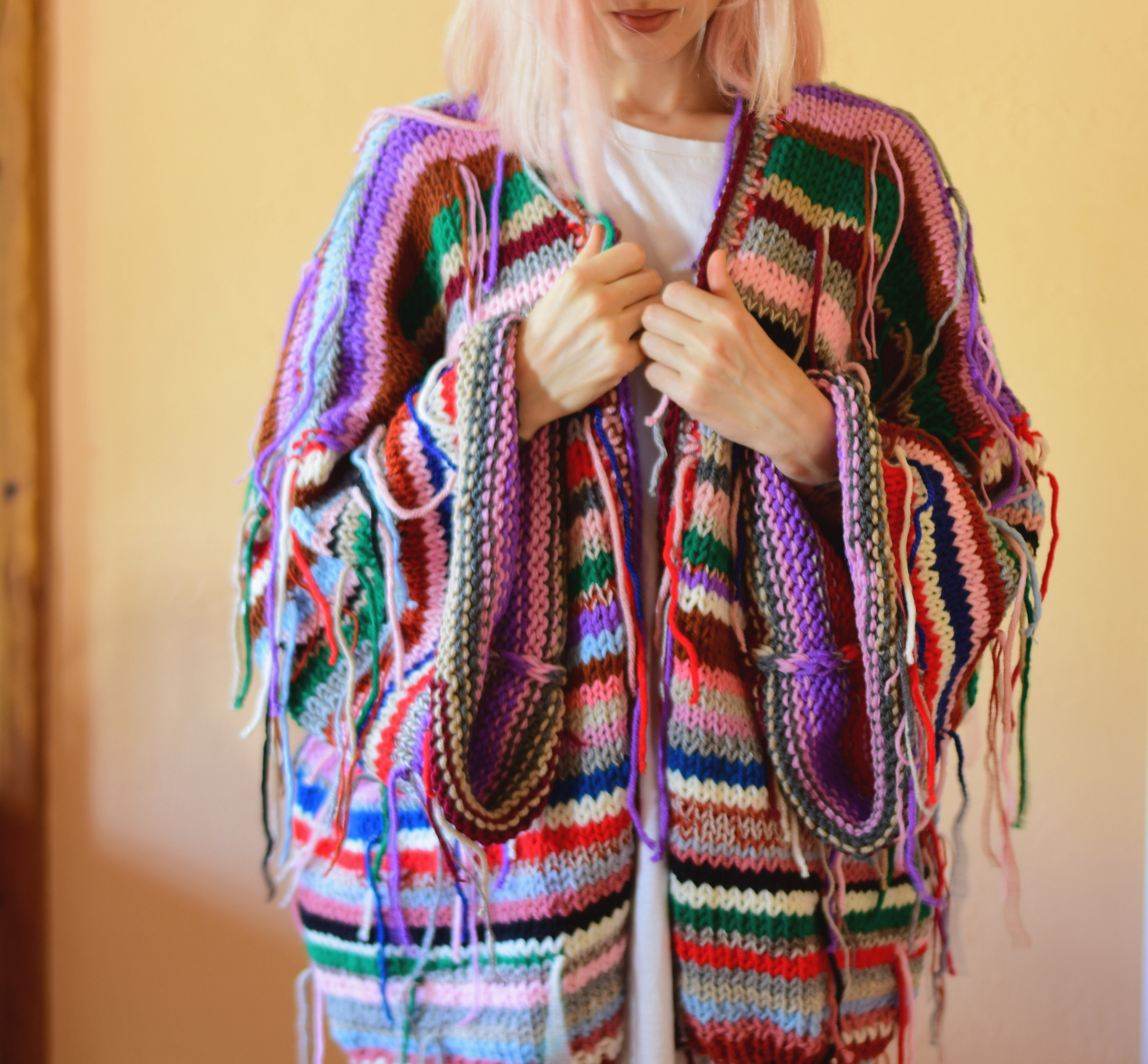 【GRANCY】DestructionDesign BigCardigan GRANCY】Destruction Design Big Cardigan
