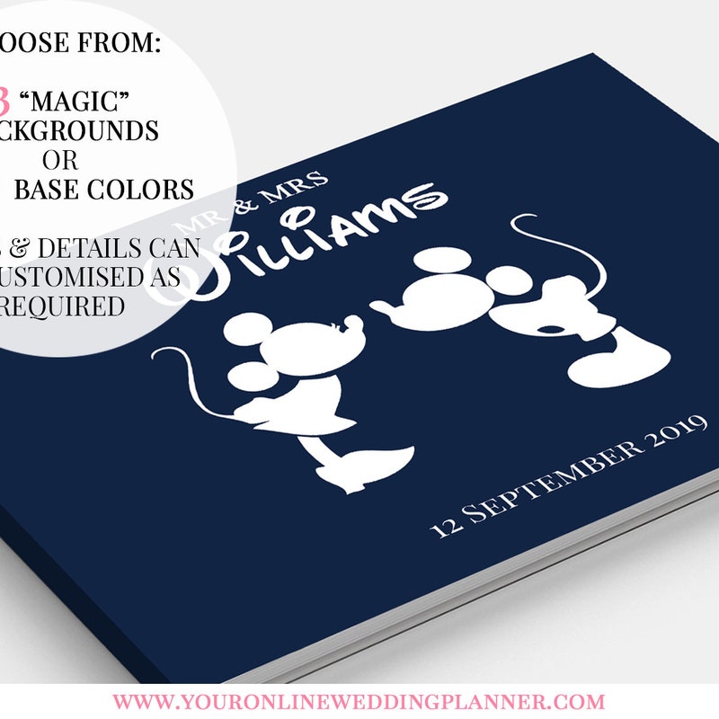Mickey Guest Book - Etsy