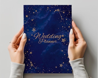 Stars Wedding Planner Notebook: A5 Engagement Gift