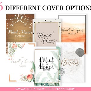 Maid of Honor Planner Printables Wedding Planner Printable - Etsy
