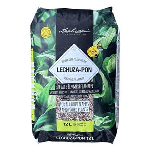 Lechuza Pon - Available in 12 Liter Factory Sealed Bags & 1 Gallon Repackaged Bags. Read Description before ordering