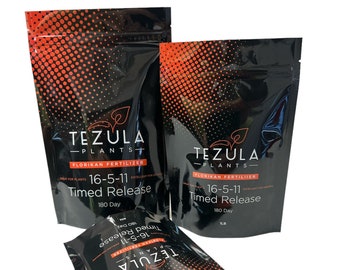 Florikan (Nutricote) 16-5-11 Slow Release Fertilizer (180 Day). Excellent for Orchids, Aroids & Tropicals