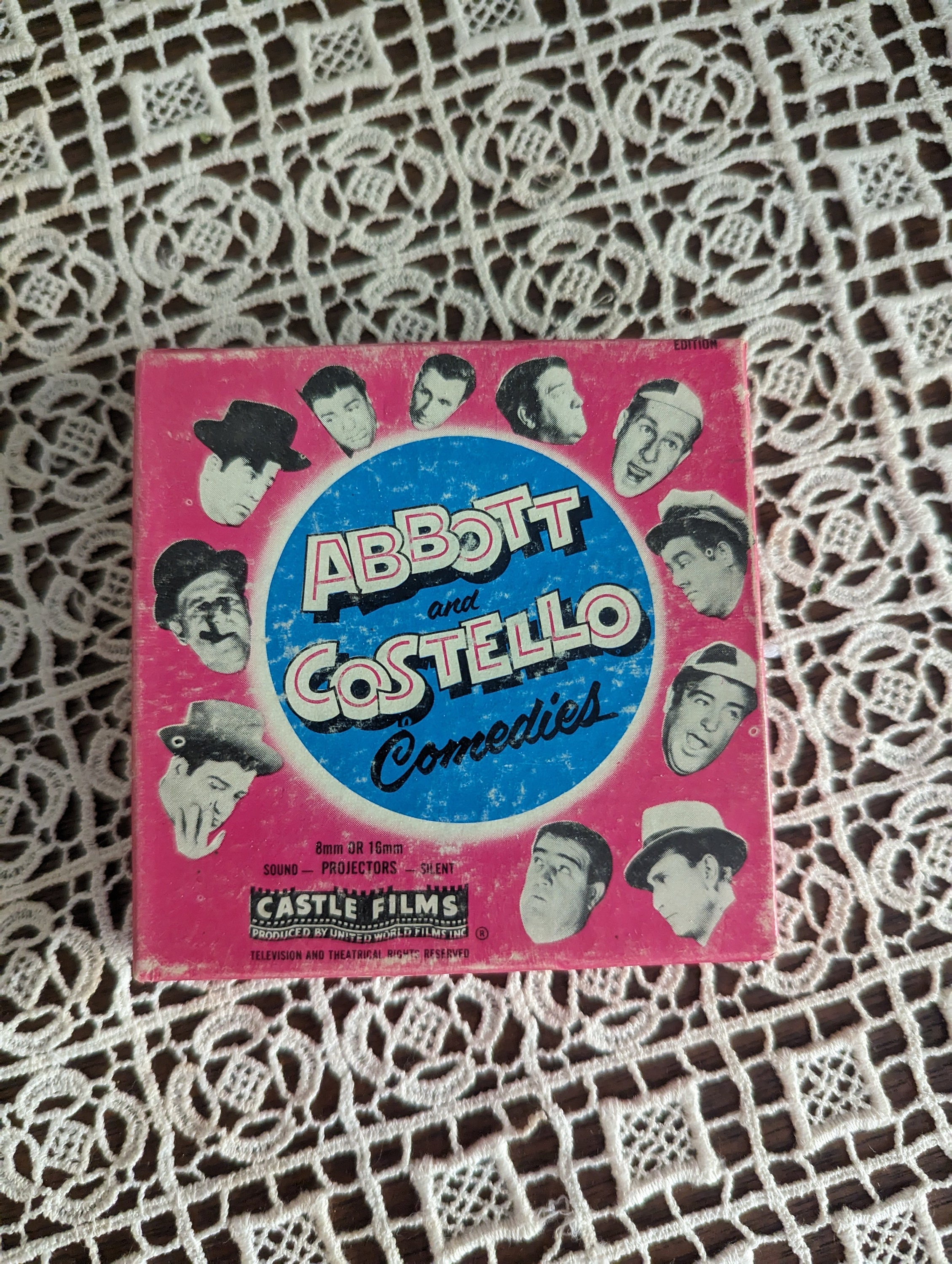 Vintage Abbott and Costello Film Reel