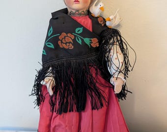 Rare antique Magis Roma Italian Doll in Traditional Outfit
