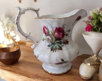 Dzbanek Hammersley Grandmother's Rose Antique - wyprodukowany w Anglii
