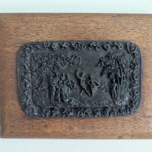 Lovely Antique Wall Plaque on Wood