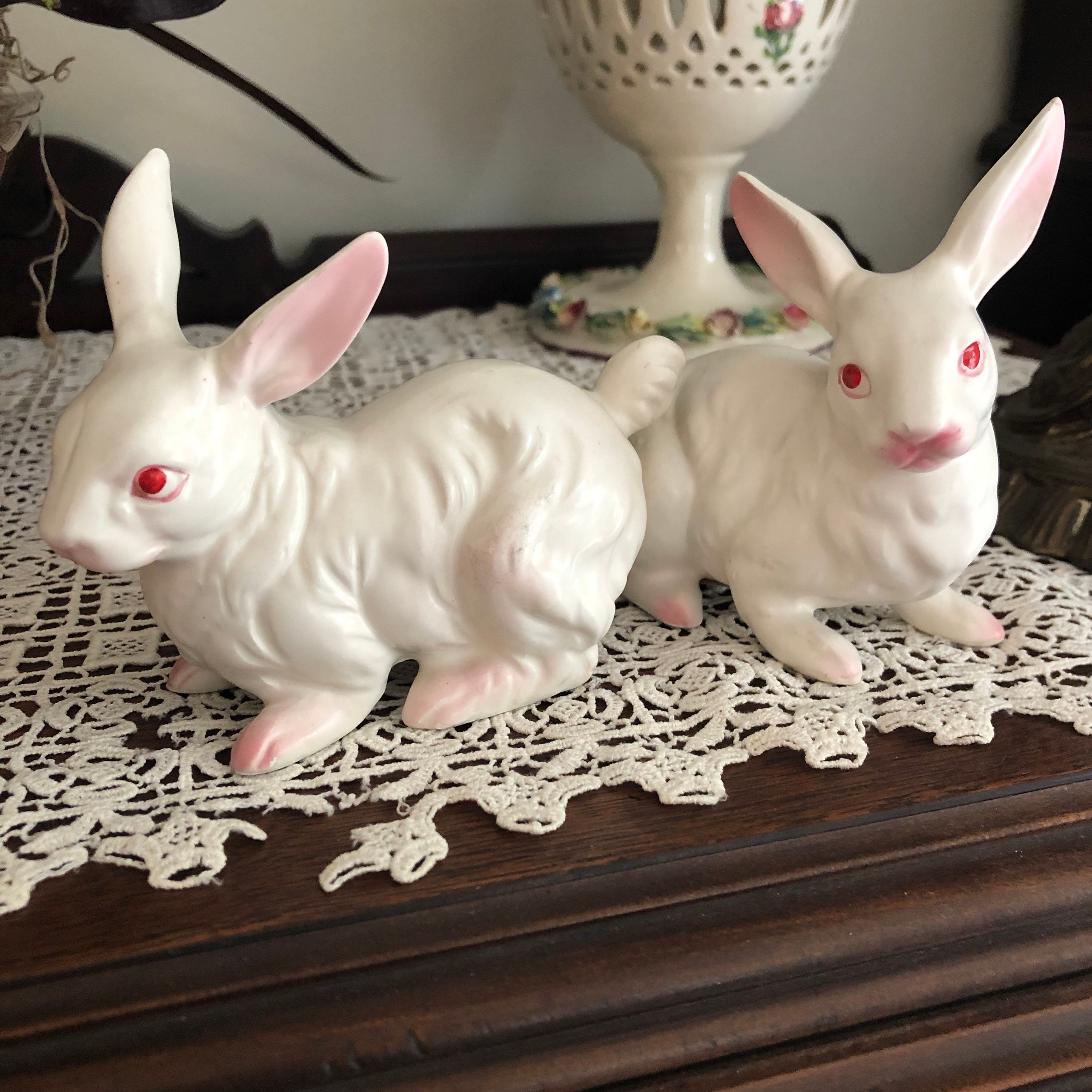 Vintage lefton rabbits Clearance