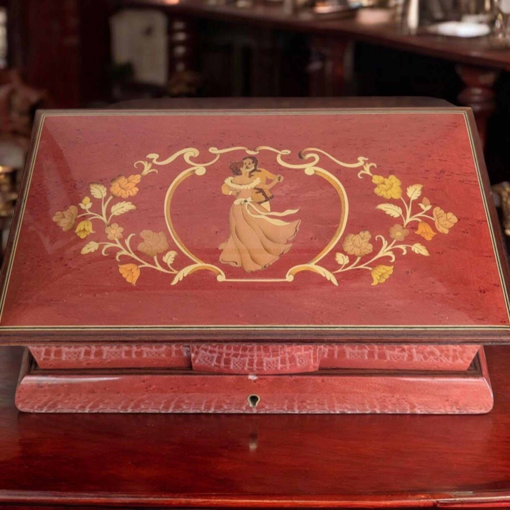 Reuge ミュージックボックス スイス製 Vintage, REUGE Sainte Croix Music Switzerland CH 1/36 Music