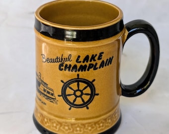 Vintage Lake Champlain Souvenir Mug